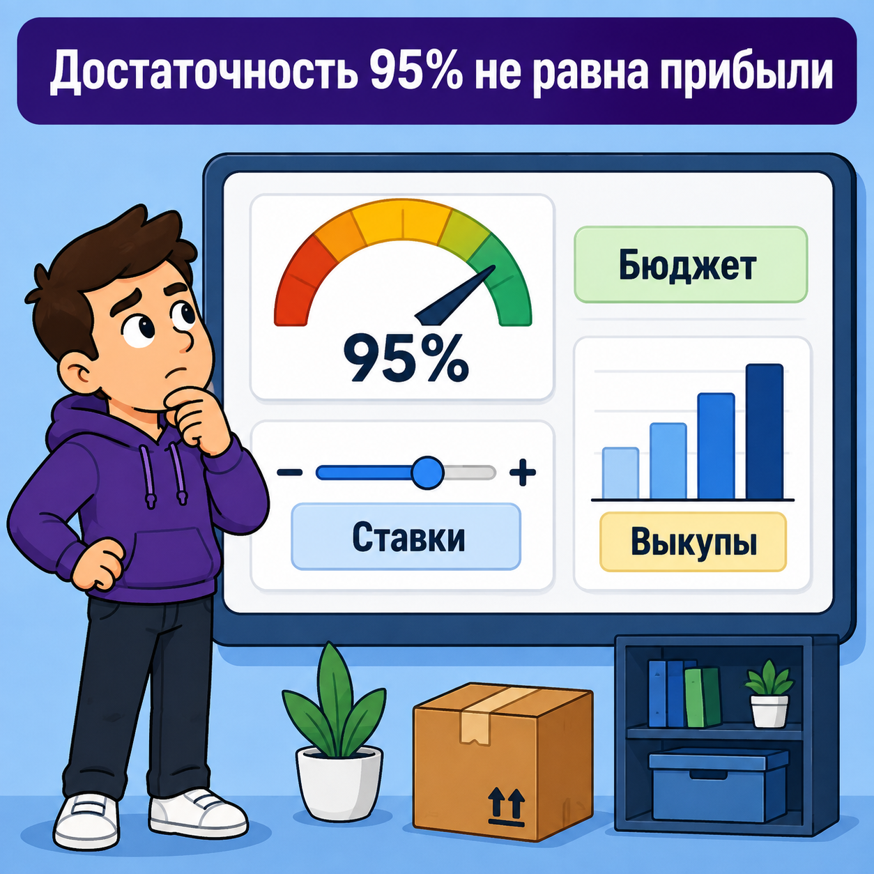 Достаточность бюджета 95% в рекламе WB: как понять, что выжимаешь максимум, и что делать дальше