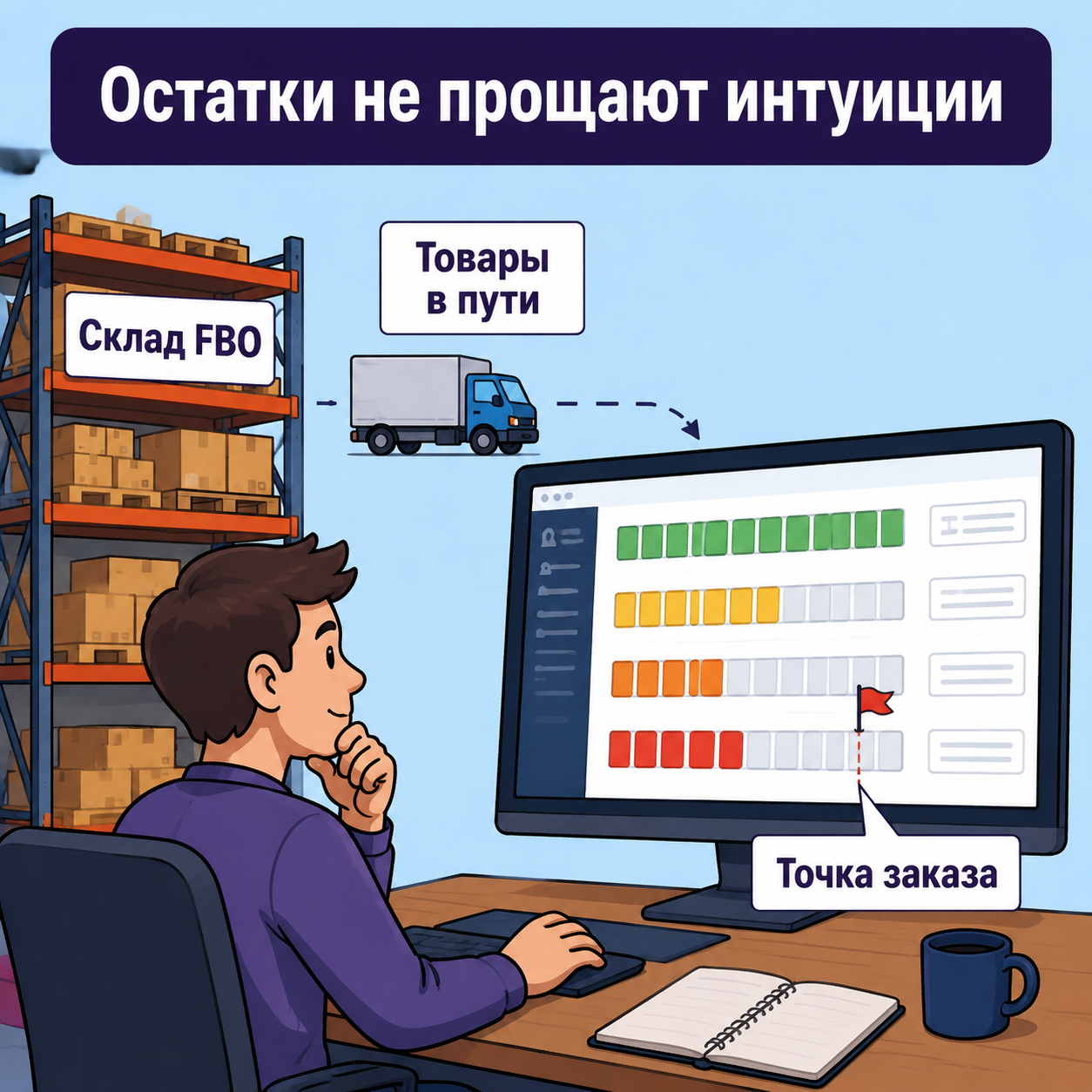Как управлять остатками на маркетплейсах и не допускать дефицита